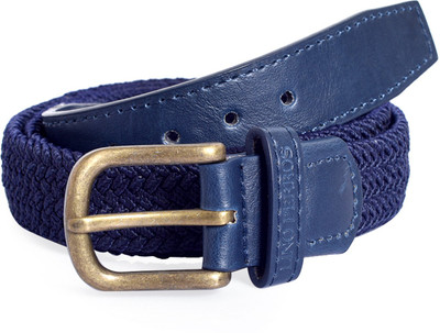 

Lino Perros Men & Women Casual Blue Canvas Belt