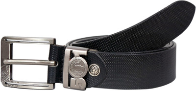 

Hornwood Men Casual Black Genuine Leather Belt