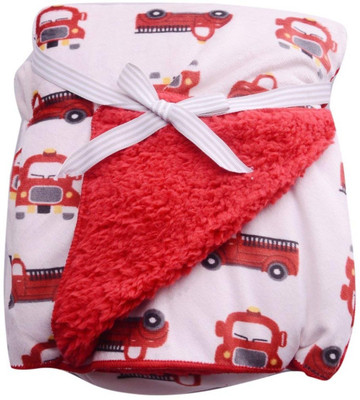 

Guru Kripa Baby Products Printed, Cartoon  Blanket(Polyester, Red