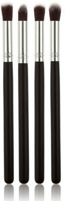 

Skinplus 4 pcs Eye shadow brush, Eyebrow brusheyeshadow brush set (black)(Pack of 4)