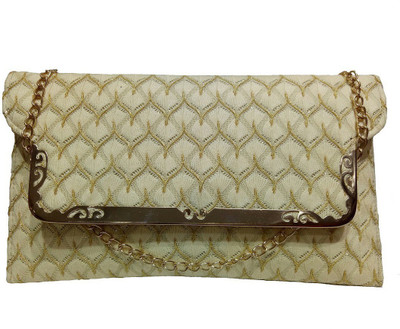 

Landloper Party Yellow, White, Gold Clutch, Gold;white;yellow