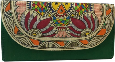 

craftmagic Casual Green Clutch