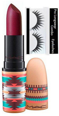 

Pro longwear combo Eyelashes, Matte Vibe Tribe Lipstick Plumful 4.2 gm(Set of 2)