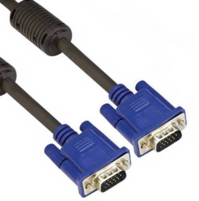 

ShopyBucket High Quality VGA Cable(Compatible with Computer, tv, Black)