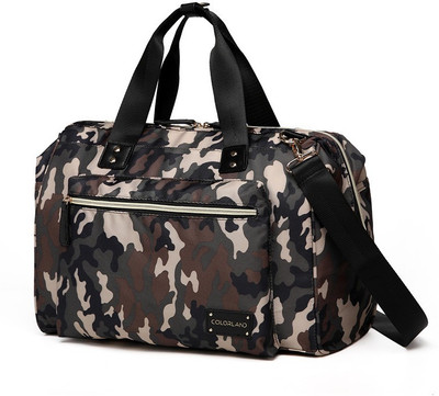 

Colorland Multi-function Baby Diaper Shoulder Bag With Stroller Straps, Nappy Changing Bag Tote Diaper Bag(Camo)
