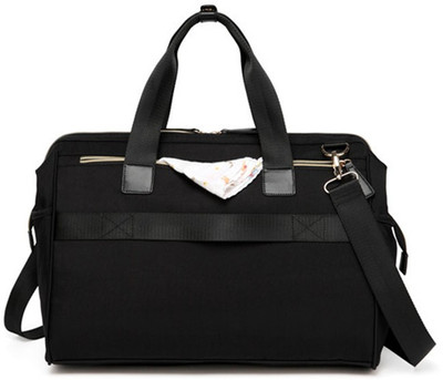 

Colorland Multi-function Diaper Tote Bag with Insulated Pockets-Changing Pad, Stylish & Durable Shoulder Diaper Bag(Black)