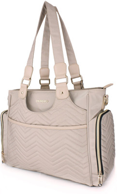 

Colorland New Arrival QUILTING Tote Diaper Bag Baby Changing Nappy Bag Women Handbag Messenger Diaper Bag(Khaki)