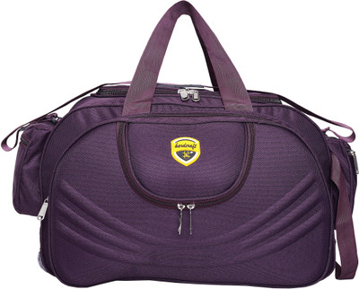 

Hardcraft Duffle Luggage Travel Bag with Multiple Pockets & Roller Wheels - Wine Travel Duffel Bag(Purple)
