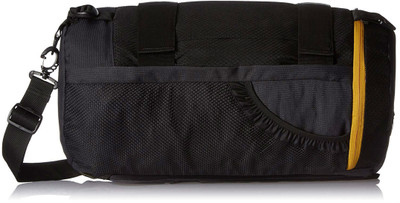 

Shrih 24 ltr Grey and Yellow Casual Duffel-Backpack Travel Duffel Bag(Black)