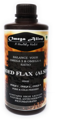 

Omega Alive Blended Flaxseed oil Extract Oil Plastic Bottle(350 ml)