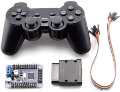 

KitsGuru 32 Channel Servo Control Board and Robot PS2 Controller and Receiver Handle for Robot DIY Platform Electronic Components Electronic Hobby Kit