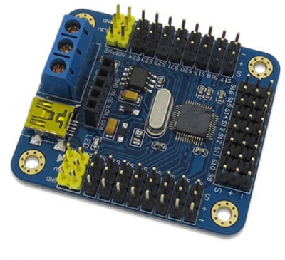 

KitsGuru 16 Channel Servo Motor Controller Robot Servo Driver Electronic Components Electronic Hobby Kit