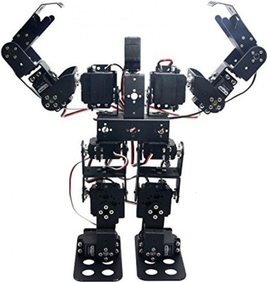 

KitsGuru 13DOF Biped Robot, Leg Robot Servo Motor Metal Bracket (NO Servo) Electronic Components Electronic Hobby Kit