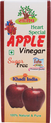 

Khadi India Santosh Apple Vinegar (500 ML) Boost Overall Health Apple Cider Vinegar(Apple Cider Flavored)
