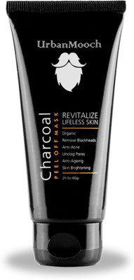 

UrbanMooch Activated Charcoal Peel Off Mask for Blackheads Removal, Skin Hair Removal, Anti Aging & Skin Brightness(60 g)