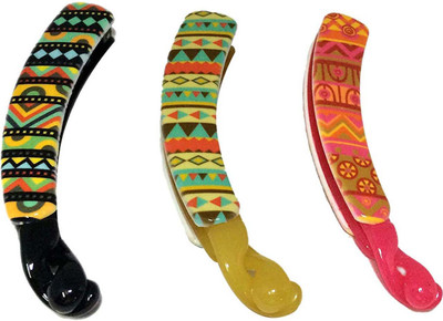 

New Arihant Traders New Arihant Traders- Premium Quality Banana Set for Women & Girls (Multicolor-3 pieces) Hair Claw, Hair Clip, Hair Accessory Set, Bun Clip(Multicolor)