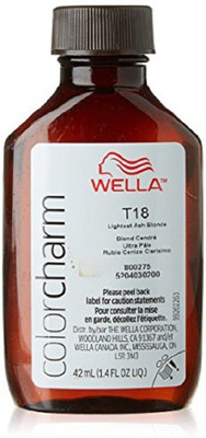 

Wella Color Charm T18 Lightest Ash Blonde Toner Hair Color(Beige)