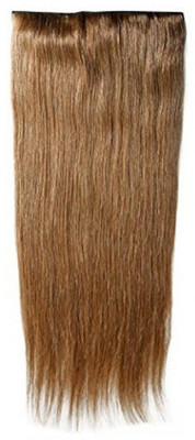 

Majik Clips Extension, Human Extension For Girls And Women, 28 Inch, 50 Grams, Light Brown Hair Extension
