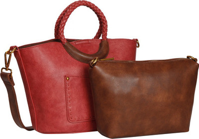 

Bagkok Sling Bag(Red, Brown), Brown;red
