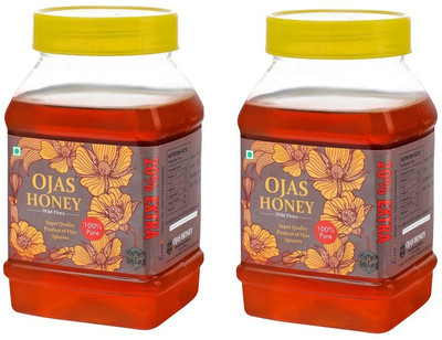 

Ojas Natural Multi flora Honey 1200g(600 g, Pack of 2)
