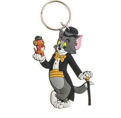 AVI Doublesided Tom and Jerry Key Chain(Multicolor)