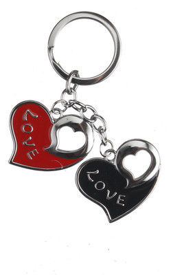 

Techpro Metal Valentines'day Romantic Metal Heart Key Chain(Multicolor)