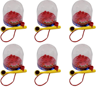 

BOXO Magnetic Toy Drop Game for Kids Gift for Kids Set of 6 Pcs, Red(Red)