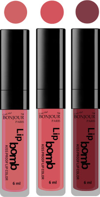 

Bonjour Paris Long lasting velvet matte lipstick(nude, wild blush, wild blush, 18 g)