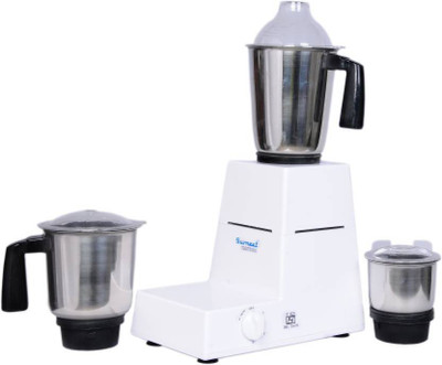 

sumeet SM18030678 550 W Juicer Mixer Grinder(White, 3 Jars)