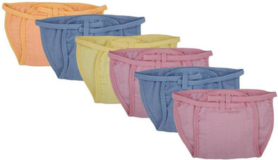 

Tahiro Multicolour Cotton Nappies For Baby, Multicolor
