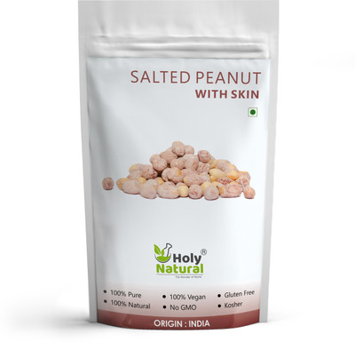 

Holy Natural Salted Peanut with Skin - 500 GM Assorted Nuts(500 g, Pouch)