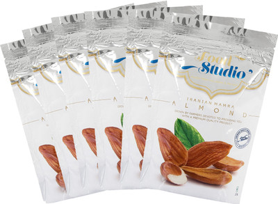 

Food Studio Iranian Mamra Almonds (Mamra Giri) Pack of 6 Almonds(1500 g, Pouch)