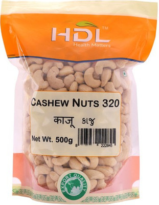 

hdl Cashew Nuts W320 Premium 500Gm Cashews(500 g, Pouch)