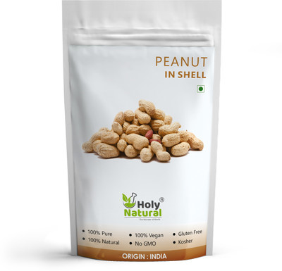 

Holy Natural Peanut in Shell - 1 KG Assorted Nuts(1 kg, Pouch)