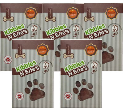 

Sicons Pet Fashion Kibbles'N Bite's Chicken Jerky 50gm (Pack of 5) Chicken Dog Treat(225 g, Pack of 5)