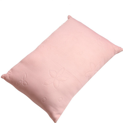 PUMPUM Polyester Fibre Solid Sleeping Pillow Pack of 1(Pink)