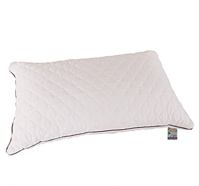PUMPUM Foam Stripes Sleeping Pillow Pack of 1(White)