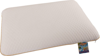 PUMPUM Polyester Fibre Solid Sleeping Pillow Pack of 1(White)