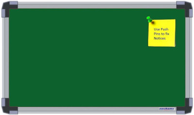 

NECHAMS Fabric Notice Board GREEN Economy Series 1.5'x2' Notice Board Bulletin Board(Green)