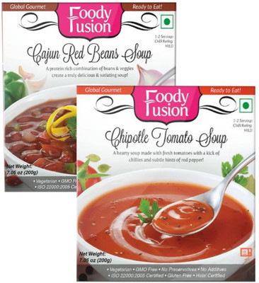 

Fazlani Foods Ready To Eat Cajun + Chipotle Tomato Soup 200 g