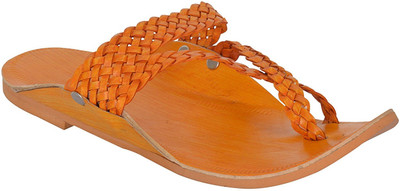 

SARTHI Men Yellow Flats