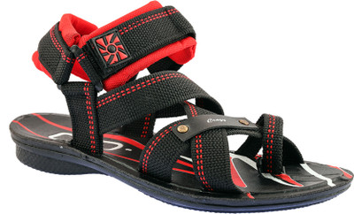 

Claptrap Men Black Sports Sandals