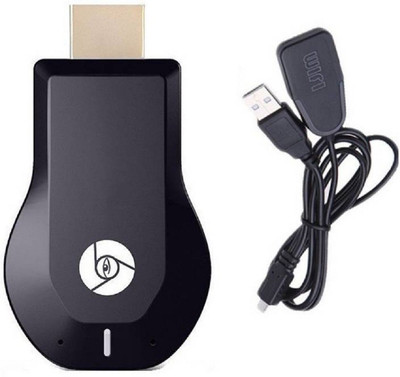 comp gravit M2 Plus Dlna Airplay Wifi Display Miracast Dongle Hdmi Multidisplay 1080p Receiver Media Streaming Device (Black) Media Streaming Device(Black)