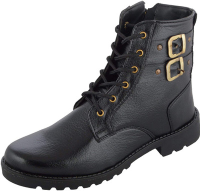 

elvace Boot for men - 5002B Boots For Men(Black, 502;black