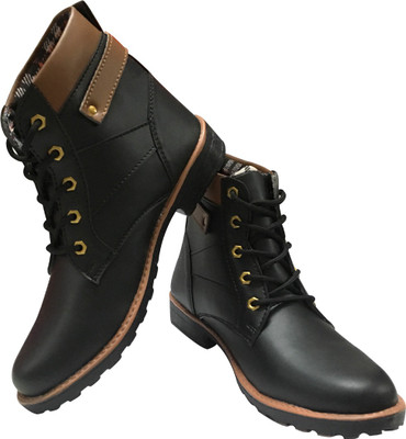 

elvace Boot for men - 5051 Boots For Men(Black, Brown, 551;black