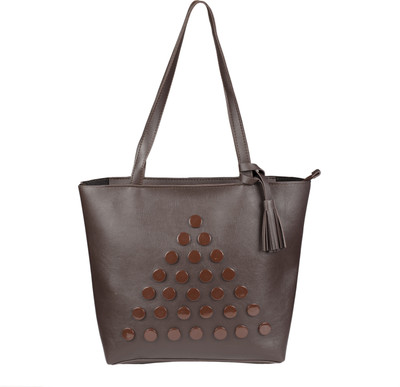 

Skylarker Women Casual Brown Leatherette Shoulder Bag