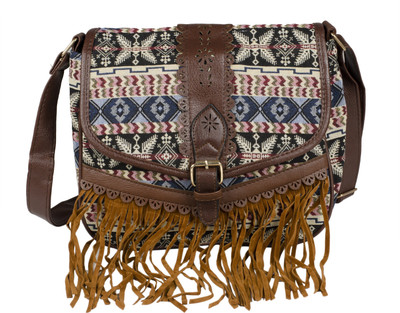 

Skylarker Girls Casual Multicolor Canvas Sling Bag