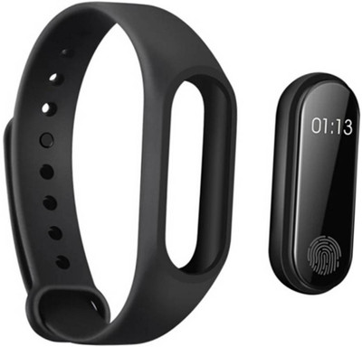 

grabit WATERPROOF SMART FITNESS BAND WITH ACTIVITY TRACKER, HEART RATE MONITOR COMPATIBLE WITH ALL SMART PHONES(Black Strap, Size : FREE SIZE), Multicolor