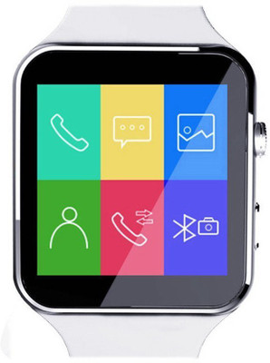 

AMBLINK Smart Watch,Bluetooth Smartwatch Touch Screen Wrist Watch with Camera/SIM Waterproof Phone Smart Watch Sports Fitness Tracker for Android iPhone IOS Samsung Huawei Sony for Kids Women Men Smartwatch(White Strap 30)