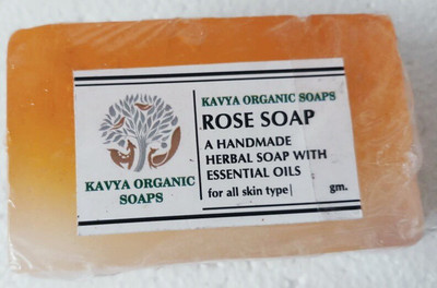 

Kavya Organic Soap Rose Soap(130 g)